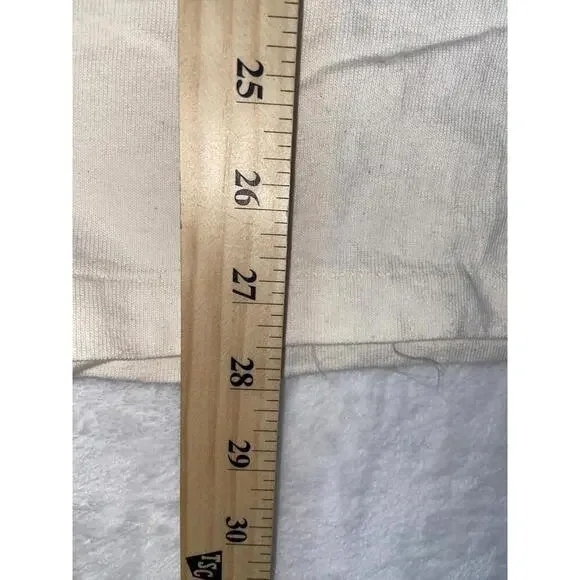 Vintage Will Play Tennis For Food Polo Shirt Mens Large Beige Made In USA Rare * - Picture 8 of 13